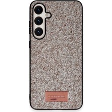 Esranın Dünyası Onegif Samsung Galaxy A25 5g Bright Simli Kapak - Gold