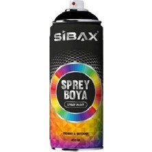 Pamukkale Sibax Sprey Boya Mat Siyah 400 ml
