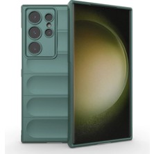 Esranın Dünyası Samsung Galaxy S24 Ultra Kılıf Optimum Silikon - Koyu Yeşil