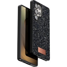 Esranın Dünyası Onegif Samsung Galaxy S25 Ultra Bright Simli Kapak - Siyah