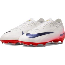 Nike Çocuk Futbol Krampon Ayakkabı Çim Saha Profesyonel Mercurial Vapor Beyaz Kırmızı (HV2158-600)