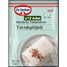 Dr. Oetker Dr.oetker X12 Adet Kendiniz Tatlandırın Tavukgöğsü 45GR