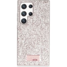 Esranın Dünyası Onegif Samsung Galaxy S24 Ultra Bright Simli Kapak - Gold