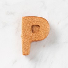 TeknoKapsül Hobi Baby Organik Ahşap Harf - P
