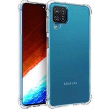 TeknoKapsül Sm Galaxy A12 - M12 Anti-Drop Shockproof Darbe Emici Silikon KILIF-(5775)