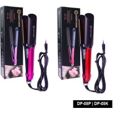 TeknoKapsül Saç Düzleştirici Kırmızı - Profesyonel Isı Ayarlı Seramik Kaplama