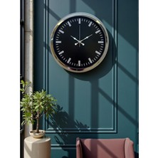 TeknoKapsül Elegance 40 cm Metal Dekoratif Duvar Saati