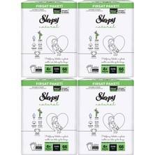 Sleepy Bebek Bezi Naturel Beden:4+ (9-16KG) Maxi Plus 264 Adet Avantaj Fırsat Pk