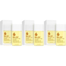 Bio-Oil %100 Natural Çatlak Karşıtı & Leke Karşıtı Nemlendirici Doğal Cilt Bakım Yağı 60ML (3lü Set)