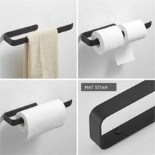 EkoAlışverişDünyam Metal Mat Siyah Havluluk