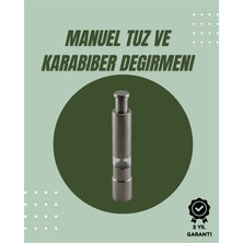 TeknoKapsül Orta Boy Kararbiber ve Tuz Öğütücü – Kolay Kullanım Tasarım