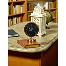 TeknoKapsül Royal 25 x 20 cm Gold Metal Masa Saati