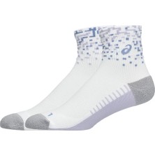 Asics Performance Run Quarter Unisex Beyaz Koşu Çorap 3013B284-100