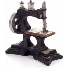 TeknoKapsül Uravas Store® Decotown Nostaljik Dekoratif Dikiş Makinesi Biblo Süs Eşyası
