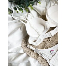 Hb Comfort Kadın Taşlı Dolgulu Destekli Sütyen Külot Takım Iç Çamaşırı