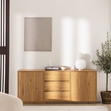 Wooden Decoration Montéra Masif Ahşap Büfe-Konsol