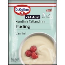 Dr. Oetker x 24 Adet Kendiniz Tatlandırın Puding Vanilinli 40 gr
