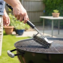 TeknoKapsül Uravas Store® Mangal Izgara Temizleme Fırçası – Paslanmaz Çelik Telli, Uzun Saplı Grill Temizlik Ap
