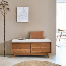 Wooden Decoration Harmony Masif Ahşap Oturma & Depolama Bankı