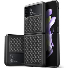 TeknoKapsül Dux Ducis Venice Series Galaxy Z Flip3 5g Için Deri KILIF-(5775)