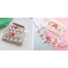 EkoAlışverişDünyam Ipli Mandallı Kedili Fotoğraf Albümü Kedi Kafası Şekilli Mandal