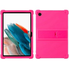 TeknoKapsül Ally Sm Galaxy Tab A8 2021 10.5 (X200/X205) Kılıf Standlı Silikon KILIF-(5775)