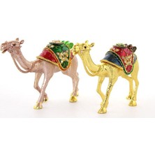 EkoAlışverişDünyam Swarovski Taşlı Tekli Deve Figürü Model 6