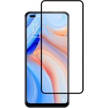 TeknoKapsül Reno 4 Full Glue Tempered Cam Ekran Koruyucu Full KAPLAMA-(5775)