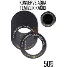 TeknoKapsül Turk Konserve Ağda Koruyucu Karton Temizlik Kağıdı 50 Adet
