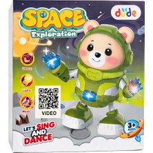 Duman Oyuncak Işıklı Müzikli Astronot Ayıcık Oyuncak – Dans Eden Uzay Robot Ayı