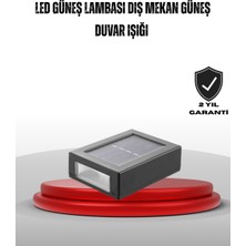 TeknoKapsül Güneş Enerjili Su Geçirmez LED Duvar Lambası