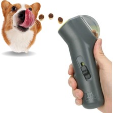 TeknoKapsül Uravas Store® Kedi ve Köpekler Için Hazneli Mama Fırlatma Oyuncağı Yem Atıcı Aparat