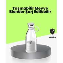 TeknoKapsül 4 Bıçaklı Gıda Sınıfı Paslanmaz Çelik Taşınabilir Blender