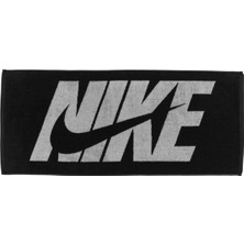 Nike Jacquard Medium Graphic Unisex Siyah Antrenman Havlu N.101.3385.010.MD