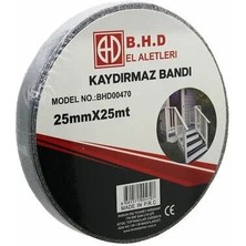 EkoAlışverişDünyam Kaydırmaz Siyah Bant 25 mm x 25 mt