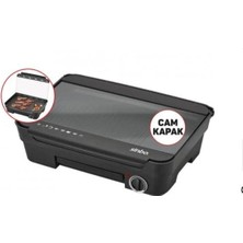 EkoAlışverişDünyam Sinbo Elektrikli Izgara Cam Kapaklı