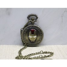 EkoAlışverişDünyam Iron Man Tasarımlı Köstekli Saat