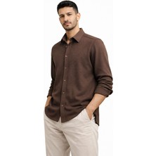 Classics Men Plus Barkod Uzun Kol Slim Fit Erkek Gömlek - 7580