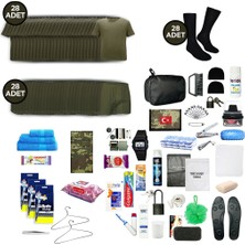 Askerimalzeme.com 28'li Yazlık Her Şey Dahil Karacı Bedelli Asker Seti