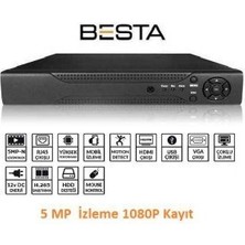 TeknoKapsül 8 Kanal 5mp P6 H265 Ahd Dvr Kayit Cihazı KD-1158
