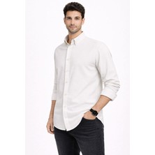 Classics Men Plus Barkod Uzun Kol Slim Fit Erkek Gömlek - 7579