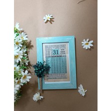 Takvimistan Orjinal Takvim Yaprağı Çerçeveli Hediye Paketli