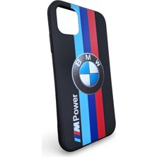 Epro iPhone 11 Uyumlu Bmw M Power Baskılı Içi Kadife Yüksek Kalite Soft Silikon Kılıf