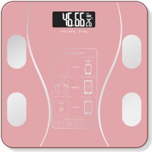 EkoAlışverişDünyam Pembe Renk Bluetooth Özellikli Akıllı Tartı