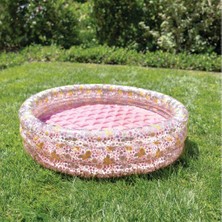 Depomiks 3 Boğumlu Çiçek Desenli Bebek Havuzu 86X25CM