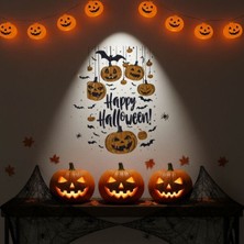 EkoAlışverişDünyam Halloween Temalı Balkabaklı Duvar Sticker Seti