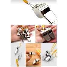 EkoAlışverişDünyam Metal Düdük - Hakem Düdüğü - Deprem Düdüğü - Kamp Düdüğü 5 Adet