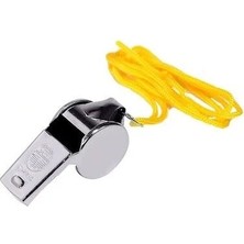 EkoAlışverişDünyam Metal Ipli Ikaz Düdüğü 24 Adet