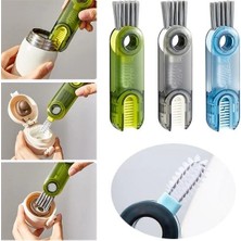 EkoAlışverişDünyam 3 Fonksiyonlu Çok Amaçlı Temizleme Fırçası