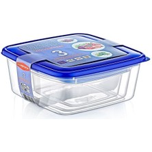 EkoAlışverişDünyam 3'lü Kare Saklama Kabı Seti